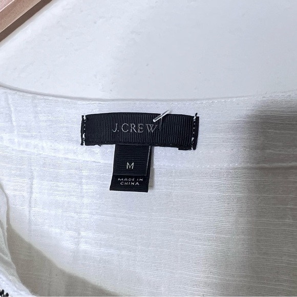 J. Crew Beaded Cotton Tunic with Tassles - Size Medium - Picture 5 of 7